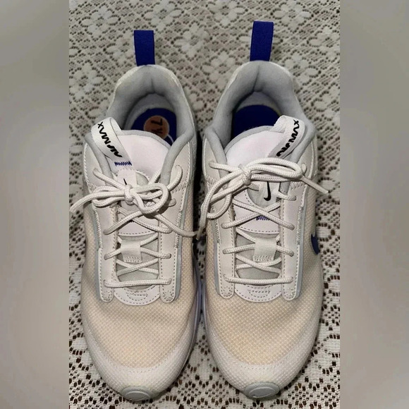 Nike Air Max Interlock Lite White Lapis Sneakers - Size 7.5 - Picture 4 of 7